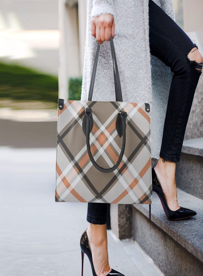 فارجو حقيبة يد نسائية من فارغو مصنوعة يدوياً، مناسبة للعمل والجامعة (بيج_FGO-526) - Image 2